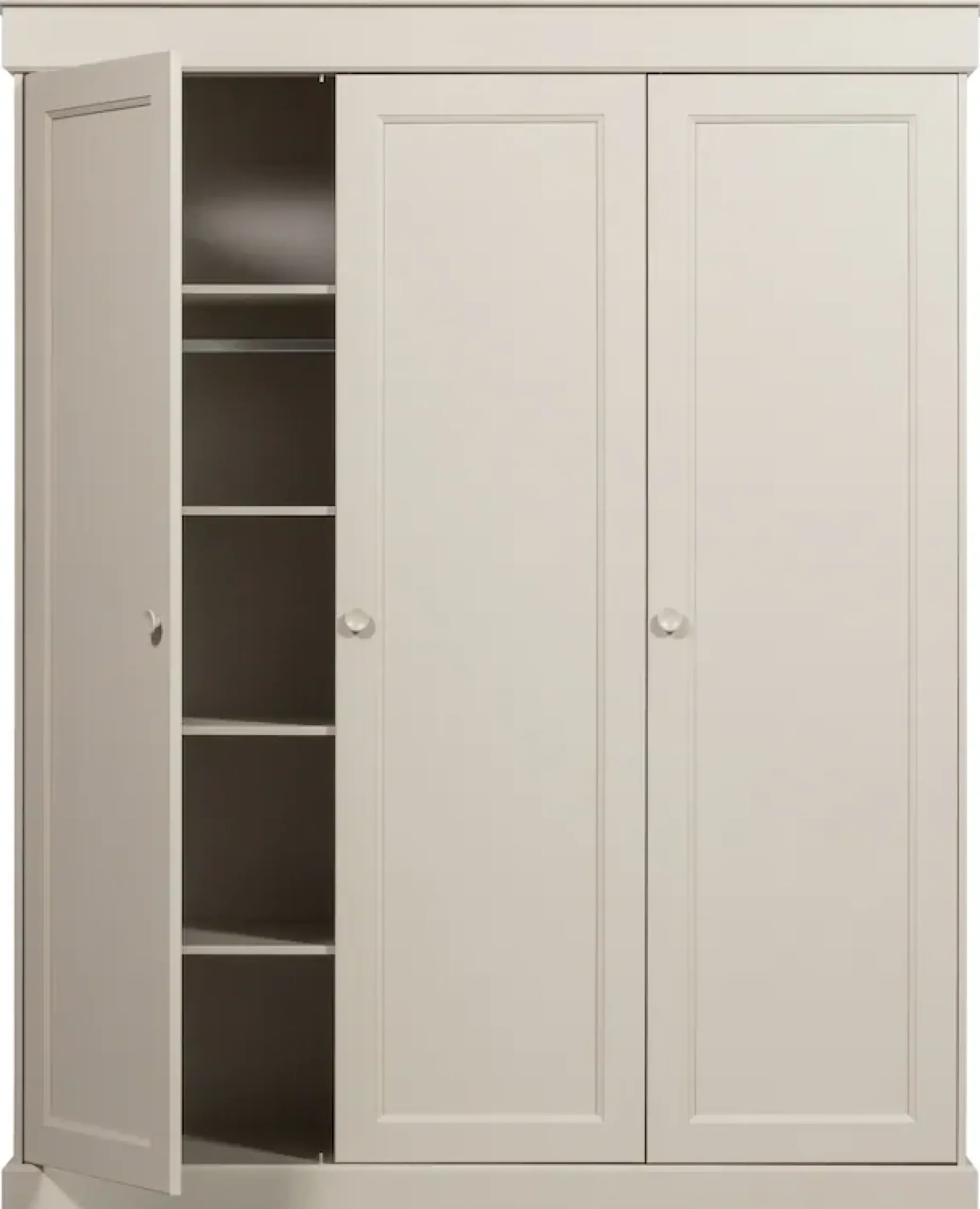 WOOOD Kleiderschrank »Olivia FSC®-Kiefernholz mit Hängebereich, H 212 x B 171 x T 63 cm« Tragkraft 10 kg pro Boden, Einlegeboden-Optionspakete erhältlich