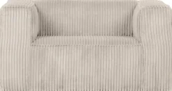 WOOOD Loungesessel »Bean mit Split-Rippenbezug und Armlehnen B 146 x T 98 x H 74 cm« Hohe Verschleißfestigkeit, Teflon-Imprägnierung, Tragkraft 100 kg
