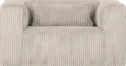 WOOOD Loungesessel »Bean mit Split-Rippenbezug und Armlehnen B 146 x T 98 x H 74 cm« Hohe Verschleißfestigkeit, Teflon-Imprägnierung, Tragkraft 100 kg