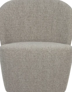 WOOOD Loungesessel »Lofty mit Bouclé-Bezug und Hartholzrahmen B 68 x T 72 x H 75 cm« Hohe Verschleißfestigkeit, Sitzhöhe 42 cm, separates Rückenkissen