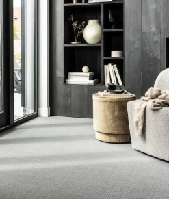 WOOOD Loungesessel »Lofty mit Bouclé-Bezug und Hartholzrahmen B 68 x T 72 x H 75 cm« Hohe Verschleißfestigkeit, Sitzhöhe 42 cm, separates Rückenkissen