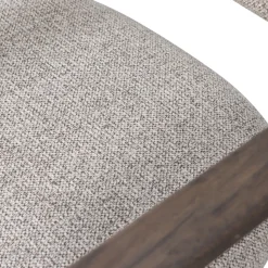 WOOOD Loungesessel »Udar mit More-Melange-Bezug und Eichenholzgestell, B68 x T75 x H76 cm« Sehr hohe Verschleißfestigkeit, Tragkraft 120 kg, mittlere Sitzhöhe