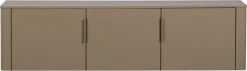WOOOD Lowboard »Gunnar mit geschliffener Oberfläche und 4 Türen« FSC®-Mix Massivkiefer, wand- oder bodenmontierbar