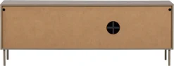 WOOOD Lowboard »Gunnar mit geschliffener Oberfläche und 4 Türen« FSC®-Mix Massivkiefer, wand- oder bodenmontierbar