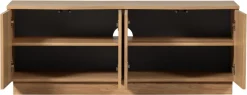 WOOOD Lowboard »WOOOD ZUMA TV-MÖBEL« Zuma TV-Kommode Eiche bietet Stil, Stauraum und einzigartiges Design