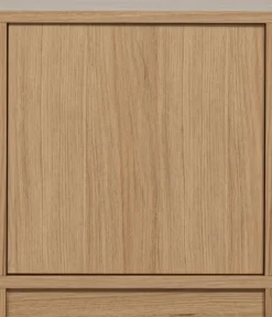 WOOOD Sideboard »Modulair mit Eichenfurnier und Druckmechanismus B 40 x T 40 x H 44 cm« Tragkraft 15 kg pro Einlegeboden, kompakte Ausführung