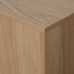 WOOOD Sideboard »Modulair mit Eichenfurnier und Druckmechanismus B 40 x T 40 x H 44 cm« Tragkraft 15 kg pro Einlegeboden, kompakte Ausführung