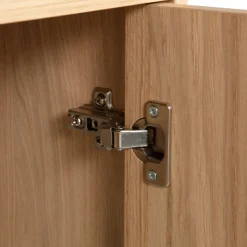 WOOOD Sideboard »Modulair mit Eichenfurnier und Druckmechanismus B 40 x T 40 x H 44 cm« Tragkraft 15 kg pro Einlegeboden, kompakte Ausführung