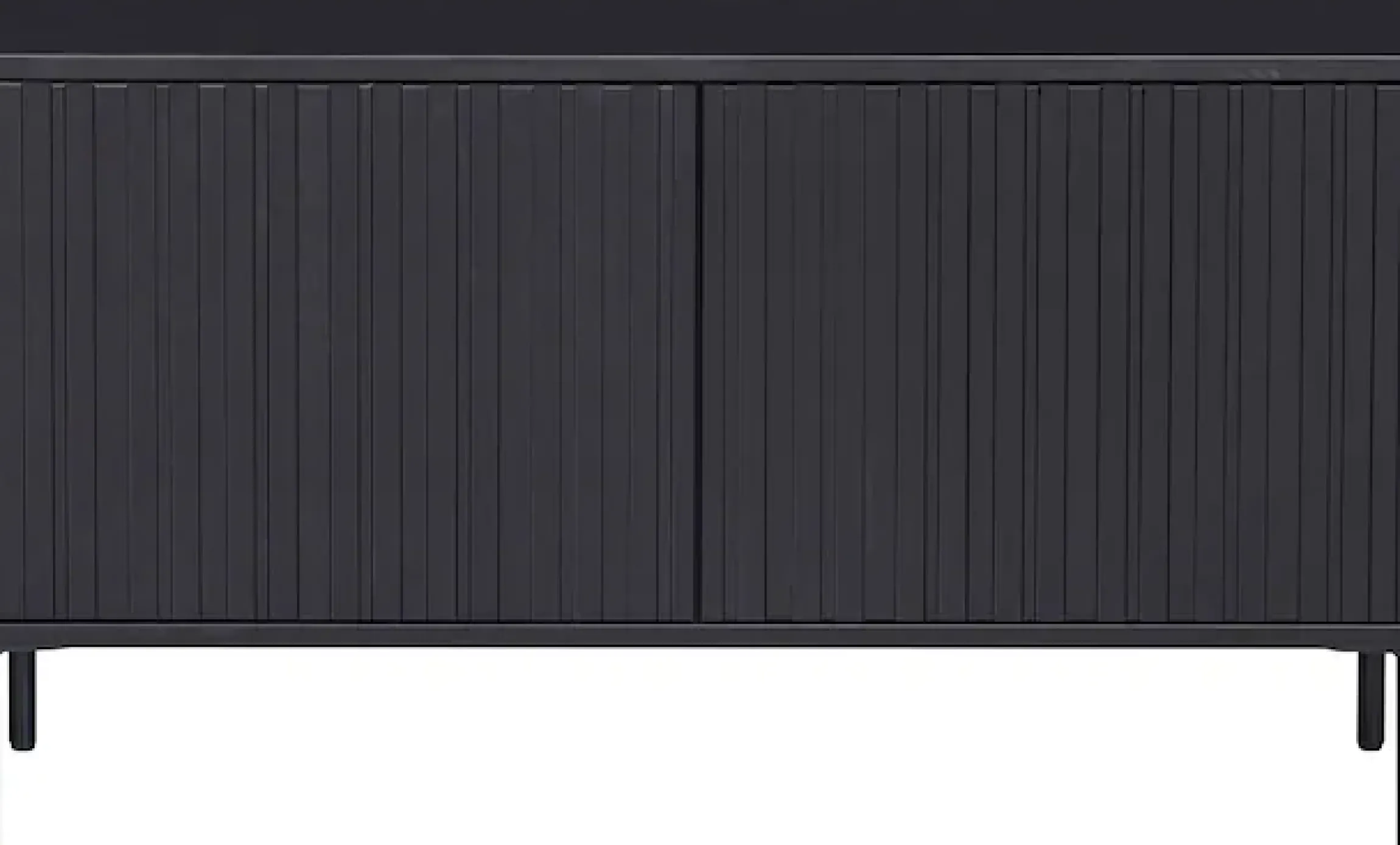 WOOOD Sideboard »New Gravure FSC® Mix holz mit Druckmechanismus H 56 x B 150 x T 44 cm« Kommode Höhe 56 cm, mit grafischen Relieftüren, viel Stauraum