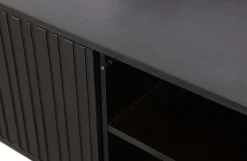 WOOOD Sideboard »New Gravure FSC® Mix holz mit Druckmechanismus H 56 x B 150 x T 44 cm« Kommode Höhe 56 cm, mit grafischen Relieftüren, viel Stauraum