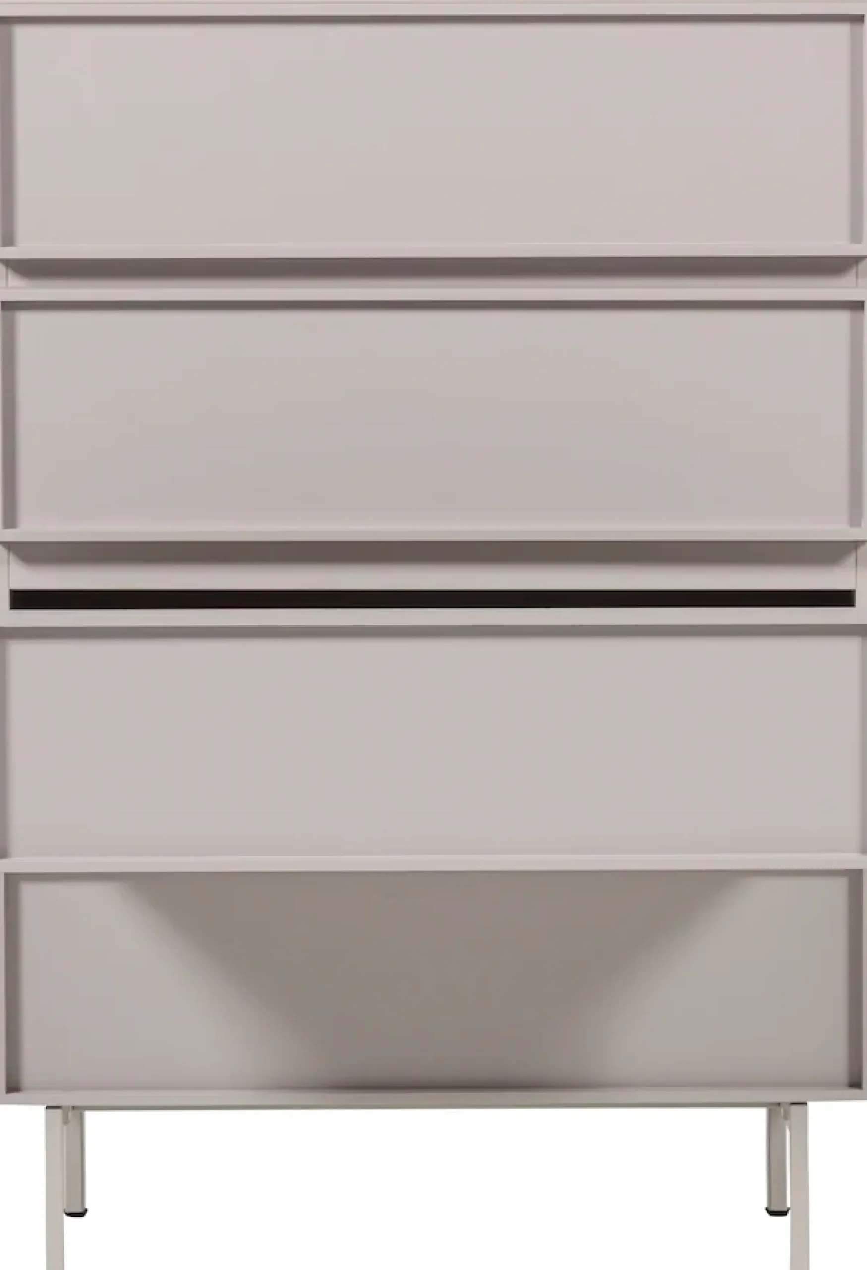 WOOOD Sideboard »Tours mit Melamin-MDF und sichtbare Maserung B 70 x T 42 x H 102 cm« Tragkraft Deckplatte 50 kg, kratz- und hitzebeständige Oberfläche