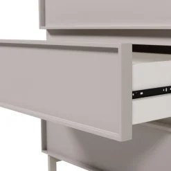 WOOOD Sideboard »Tours mit Melamin-MDF und sichtbare Maserung B 70 x T 42 x H 102 cm« Tragkraft Deckplatte 50 kg, kratz- und hitzebeständige Oberfläche
