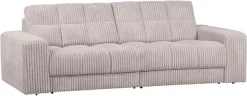 WOOOD 2-Sitzer »Second Date Rippenstoff, H 78 x B 226 x D 99 cm« Tragkraft 200 kg, Sehr hohe Verschleißfestigkeit, Pfleiglicht