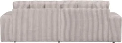 WOOOD 2-Sitzer »Second Date Rippenstoff, H 78 x B 226 x D 99 cm« Tragkraft 200 kg, Sehr hohe Verschleißfestigkeit, Pfleiglicht