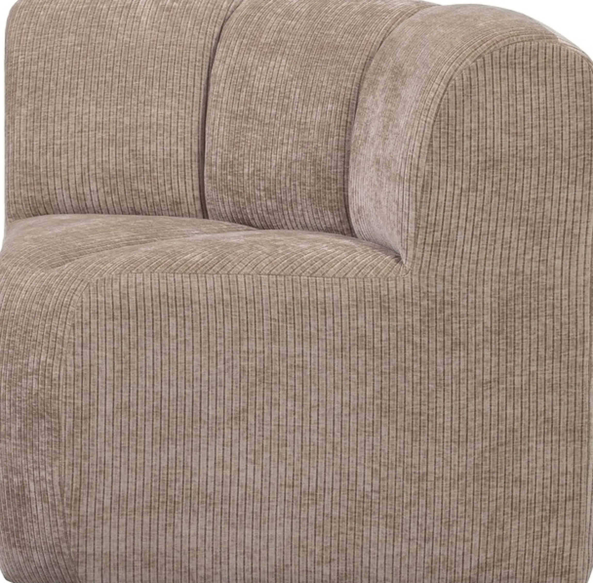 WOOOD Sofa-Eckelement »Mojo mit Rückenlehne und Jacquard-Rippenbezug B 83 x T 83 x H 83 cm« Ausgezeichnete Verschleißfestigkeit, Tragkraft 120 kg, kombinierbar