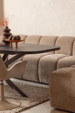 WOOOD Sofa-Eckelement »Mojo mit Rückenlehne und Jacquard-Rippenbezug B 83 x T 83 x H 83 cm« Ausgezeichnete Verschleißfestigkeit, Tragkraft 120 kg, kombinierbar