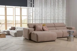WOOOD Sofa-Mittelelement »Novi Bezug mit verstellbarer Nackenstütze B 82 x T 113 x H 86 cm« Tragkraft 120 kg, Maximale Verschleißfestigkeit