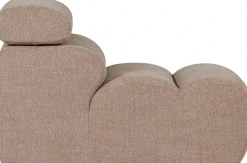 WOOOD Sofa-Mittelelement »Novi Bezug mit verstellbarer Nackenstütze B 82 x T 113 x H 86 cm« Tragkraft 120 kg, Maximale Verschleißfestigkeit