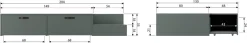 WOOOD Stauraumbett »Stage Massivholz FSC®-Kiefernholz mit Trittstufen 204 x 131 x 35 cm« Rollauszüge mit Ledergriff, breite Holzkante, Matratzenmaß 80x200 cm