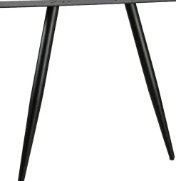 WOOOD Tischbein »Tablo Metall 2-Ständer mit Pulverbeschichtung B 79 x T 10 x H 72 cm« Rundes Gestell, Rahmen oben Ø 5 cm unten Ø 3 cm, Tragkraft 50 kg