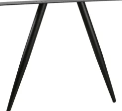 WOOOD Tischbein »Tablo Metall 2-Ständer mit Pulverbeschichtung B 79 x T 10 x H 72 cm« Rundes Gestell, Rahmen oben Ø 5 cm unten Ø 3 cm, Tragkraft 50 kg