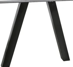 WOOOD Tischbein »Tablo Utrecht aus Metall mit Pulverbeschichtung B 79 x T 10 x H 72 cm« Schweres Gestell 8x8 cm, Tragkraft 50 kg, einfach zu montieren