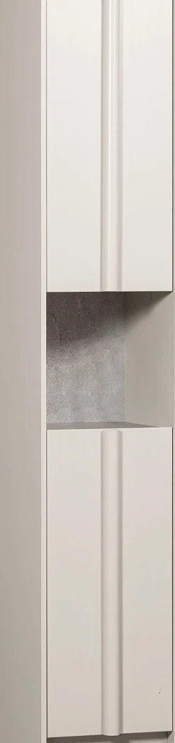WOOOD Vitrine »Basu Smalle Hochschrank« 2 Türen, 1 Schublade, H 210 cm x B 40 cm