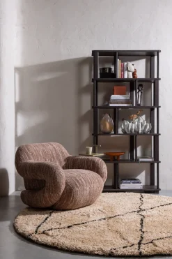 WOOOD Wandregal »Riss Eichenholz mit sichtbare Maserung, B 90 x T 30 x H 186 cm« Tragkraft 10 kg pro Einlegeboden, nachbehandelbar, einfach montierbar