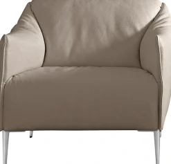 W.SCHILLIG Cocktailsessel »sally Designsessel, Loungesessel, bequem, tolle Verarbeitungsdetails« mit Metallfüßen in Chrom glänzend