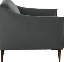 W.SCHILLIG Cocktailsessel »sally Design-Sessel, bequem und zeitlos, tolle Verarbeitungsdetails« mit Metallfüßen in Bronze pulverbeschichtet
