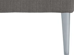 W.SCHILLIG Ecksofa »enjoy&MORE, Designsofa, elegant und bequem, L-Form« mit Sitztiefenverstellung, Füße silber matt, Breite 310 cm
