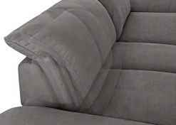W.SCHILLIG Ecksofa »enjoy&MORE, Designsofa, elegant und bequem, L-Form« mit Sitztiefenverstellung, Füße silber matt, Breite 310 cm