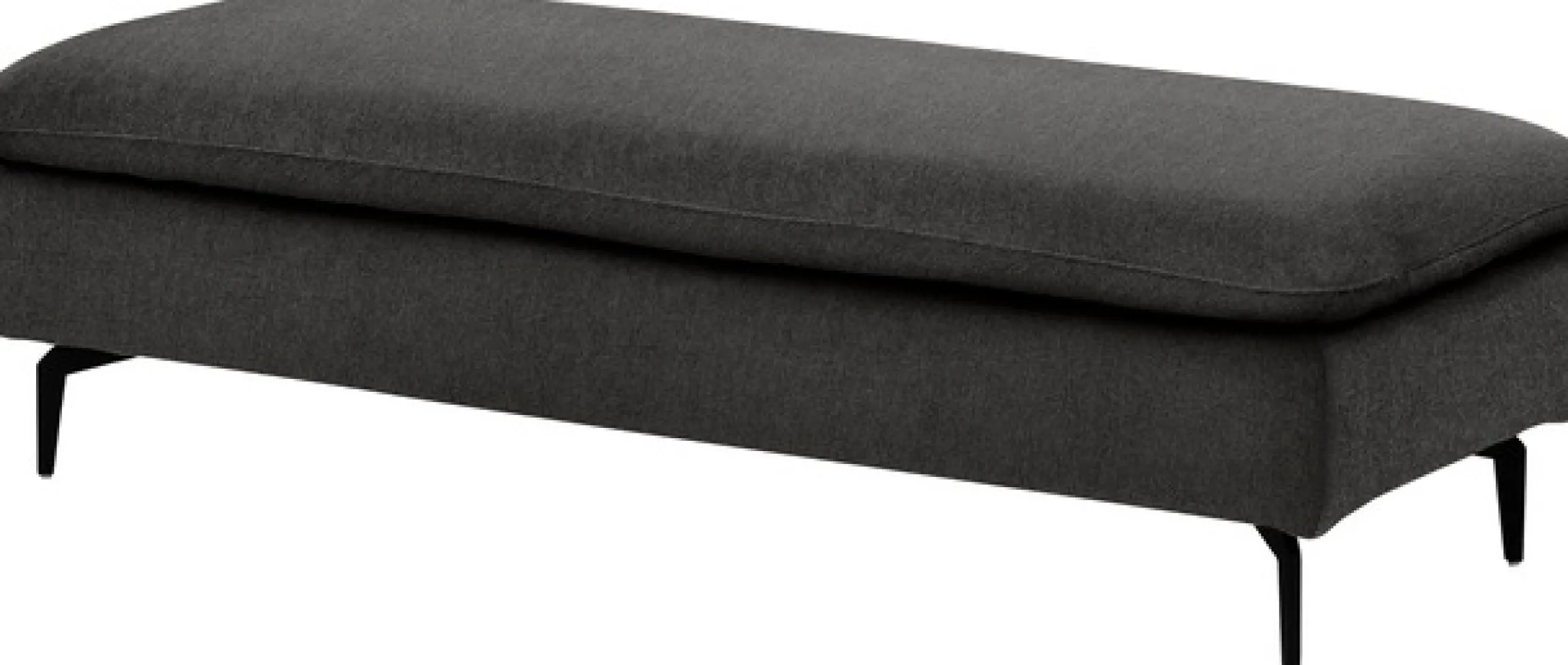 W.SCHILLIG Ecksofa »valentinoo, Designsofa, bequem, elegant und zeitlos, L-Form« inklusive Hocker, mit Sitztiefenverstellung, Breite 299 cm