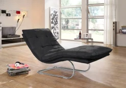 W.SCHILLIG Relaxliege »daily dreams« in Waffelkissen-Optik, wahlweise mit Motor, Freischwingergestell