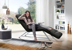W.SCHILLIG Relaxliege »daily dreams« Funktionsliege wahlweise mit Motor, Gestell matt, Breite 65 cm