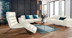 W.SCHILLIG 2,5-Sitzer »montanaa Designsofa mit erstklassigem Sitzkomfort, Federkern« mit Metallfüßen in Bronze pulverbeschichtet, Breite 212 cm