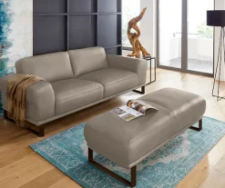 W.SCHILLIG 2,5-Sitzer »montanaa« mit Metallkufen in Bronze pulverbeschichtet, Breite 212 cm