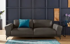 W.SCHILLIG 2,5-Sitzer »montanaa« mit Metallfüßen in Schwarz pulverbeschichtet, Breite 232 cm