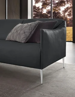 W.SCHILLIG 2,5-Sitzer »sally Design Sofa, bequem, zeitlos und elegant« mit Metallfüßen in Chrom glänzend, Breite 174 cm