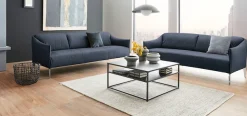W.SCHILLIG 2,5-Sitzer »sally Designsofa, Loungesofa, bequem, schmale Armlehnen, Breite 194cm« mit Metall-Winkelfüßen in Chrom glänzend, Breite 194 cm