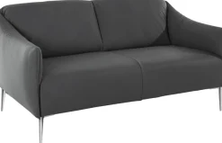 W.SCHILLIG 2-Sitzer »sally Design Sofa mit schmalen Armlehnen, bequem und elegant« mit Metallfüßen in Chrom glänzend, Breite 154 cm