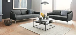 W.SCHILLIG 2-Sitzer »sally Design Sofa mit schmalen Armlehnen, bequem und elegant« mit Metallfüßen in Chrom glänzend, Breite 154 cm