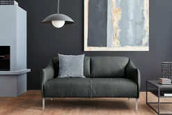 W.SCHILLIG 2-Sitzer »sally Design Sofa mit schmalen Armlehnen, bequem und elegant« mit Metallfüßen in Chrom glänzend, Breite 154 cm