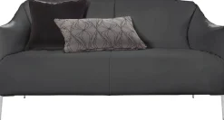 W.SCHILLIG 2-Sitzer »sally Design Sofa mit schmalen Armlehnen, bequem und elegant« mit Metallfüßen in Chrom glänzend, Breite 154 cm