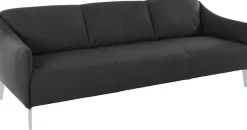 W.SCHILLIG 3-Sitzer »sally Designsofa, Loungesofa, bequem, schmale Armlehnen, Breite 224cm« mit Metall-Winkelfüßen in Silber matt, Breite 224 cm