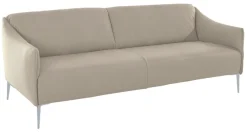 W.SCHILLIG 2,5-Sitzer »sally Designsofa, Loungesofa, bequem, schmale Armlehnen, Breite 194cm« mit Metallfüßen in Silber matt, Breite 194 cm