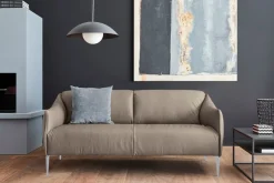 W.SCHILLIG 2,5-Sitzer »sally Design-Sofa, Loungesofa, bequem, schmale Armlehnen, Breite 194cm« mit Metallfüßen in Bronze pulverbeschichtet, Breite 194 cm