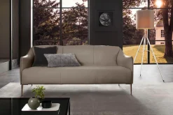 W.SCHILLIG 2,5-Sitzer »sally Design-Sofa, Loungesofa, bequem, schmale Armlehnen, Breite 194cm« mit Metallfüßen in Bronze pulverbeschichtet, Breite 194 cm