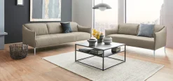 W.SCHILLIG 2,5-Sitzer »sally« mit Metallfüßen in Silber matt, Breite 174 cm