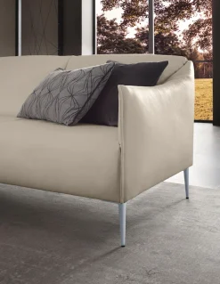 W.SCHILLIG 2,5-Sitzer »sally« mit Metallfüßen in Silber matt, Breite 174 cm
